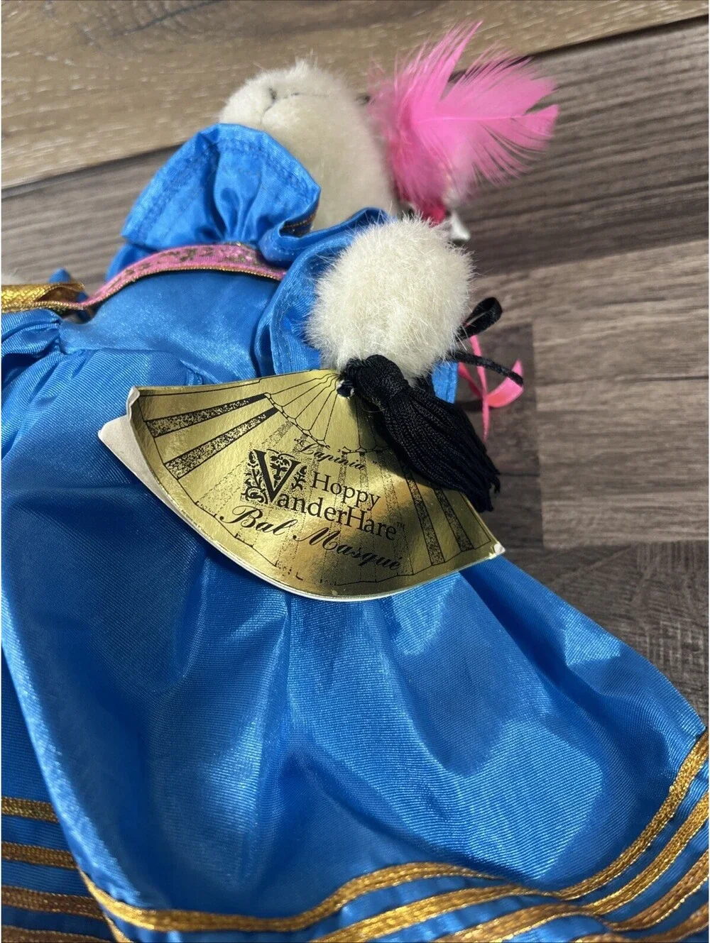 Vintage 1991 Hoppy Vanderbear Collection Bal Masque Costume Bunny Dressed 17th